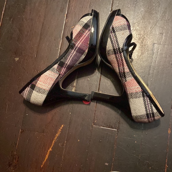 Madden Girl - Purple Mutli peep toe platform heels - Picture 6 of 13